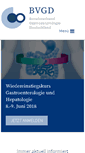Mobile Screenshot of bvgd-online.de